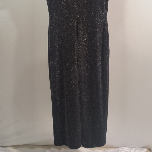 Lori Ann Montreal Women's 10 Gray Midi Dress - Picture 6 of 9
